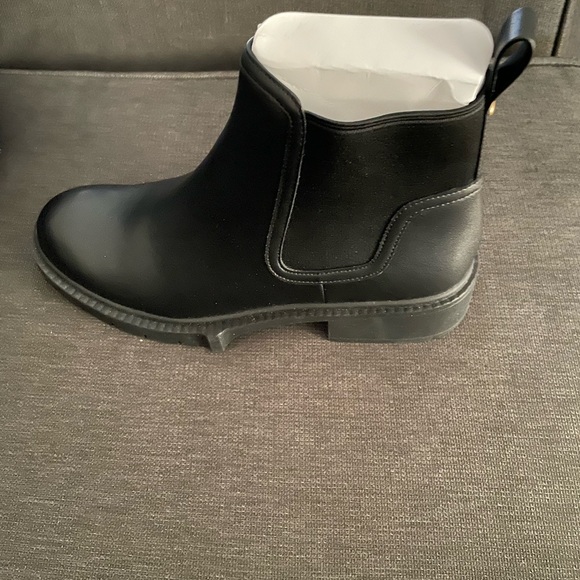 Coach Lenora Leather Boot Black Size 8.5B - Picture 4 of 5